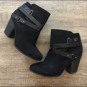 Faux Suede Booties